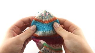 How to Knit Socks 8 Kitchener Stitch [upl. by Redvers]