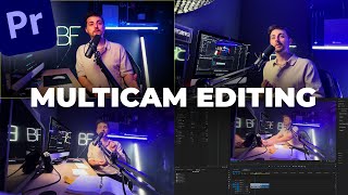 Easy Multicam Editing in Adobe Premiere Pro 2024 [upl. by Thorman]