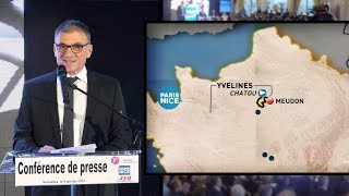 Le parcours détaillé de ParisNice 2018 [upl. by Enirtak]