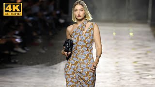 Versace  SpringSummer 2025  Milan Fashion Week  4K [upl. by Himelman232]