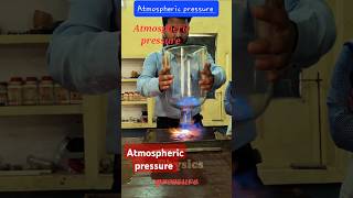 Atmospheric pressure  experiment physics experiment education physicswallah creativity [upl. by Garvin344]