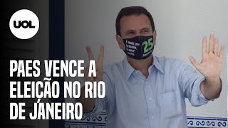 Eduardo Paes DEM é eleito prefeito do Rio de Janeiro relembre como foi a disputa com Crivela [upl. by Heloise]