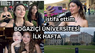 BOĞAZİÇİ ÜNİVERSİTESİ VLOG  İlk istifam [upl. by Towne]