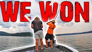 WE WON MOST EPIC Night Tournament on LAKE GUNTERSVILLE Bass Fishing [upl. by Aleta]