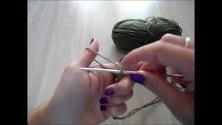 Tuto  Cours de tricot pour débutant  monter des mailles  Cast on [upl. by Rramel]