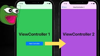 How to open a new view with a button programatically UIKit Swift 2023 [upl. by Attekal707]