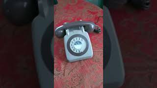 Vintage Rotary Dial GPO Landline Telephone Bell Ringing 700 Series Elephant Grey [upl. by Gem]