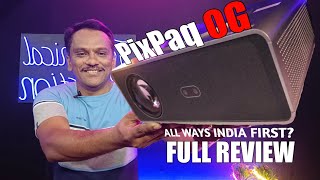 Best Projector Under 25K PixPaq OG 4K HDR Supported Android 12 Projector Review TechiebeezIndia [upl. by Llevrac]