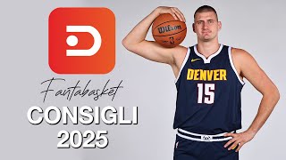 DUNKEST 2025 I MIEI CONSIGLI PER IL FANTABASKET [upl. by Panter269]