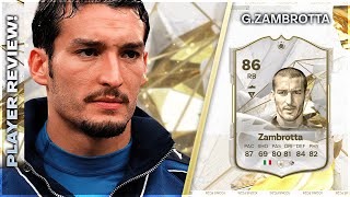 INSANE RWB ICON 86 RATED ZAMBROTTA PLAYER REVIEW  EA FC24 ULTIMATE TEAM [upl. by Dian98]