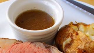 Beef Au Jus Recipe  Au Jus for Prime Rib of Beef  How to Make Au Ju Sauce [upl. by Il]