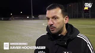 Interview de Xavier Hochstrasser FC GenolierBegnins avant le début du deuxième tour [upl. by Othella511]