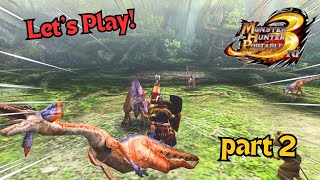 2 MHP3rd Jumping Jaggi vs Gunlance  Lets Play [upl. by Ahsieket]