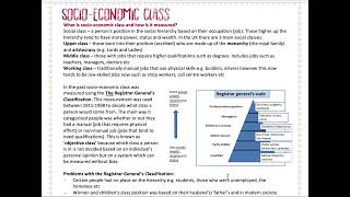 Sociology AQA GCSE Miss Harper Social Stratification part 1 [upl. by Xxam]