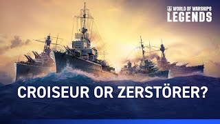 Cruiser or Destroyer  Early Access Ships Teaser  World of Warships Legends [upl. by Aicrop]