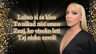 Milica Todorovic  LAZNO SI SE KLEO tekstlyrics [upl. by Eelyac864]