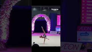 Anastasiia SALOS AIN Belarus Ball 2024 AEON CUP TOKYO September 29 rhythmicgymnastics [upl. by Ayotnahs]