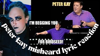 Misheard Lyrics  Peter Kay The Tour That Didnt Tour Tour REACTION [upl. by Netsirt75]