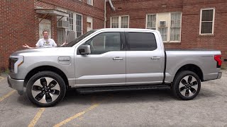 2022 Ford F150 Lightning Full Review Electric Truck For the Masses [upl. by Enneicul]