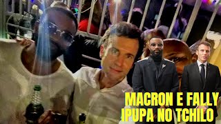 Presidente francês Emmanuel Macron e Fally Ipupa foram filmados num bar de Kinshasa [upl. by Gathard]