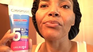 Does it work  Testing Acne Products part 7  Clearasil ultra 5 in 1 [upl. by Wildon688]