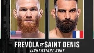 Matt “The Steamrolla” Frevola vs Benoit “God of War” Saint Denis walkouts and intros [upl. by Atsirak646]