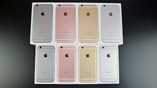 Apple iPhone 6s amp 6s Plus Unboxing amp Review All Colors [upl. by Essinger]