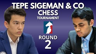 Nodirbek Abdusattorov vs Arjun Erigaisi  TePe Sigeman amp Co Chess 2024  Round 2 [upl. by Scheld]