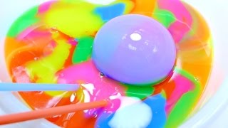 Mixing amp Playing With Colour Slime [upl. by Annayrb]