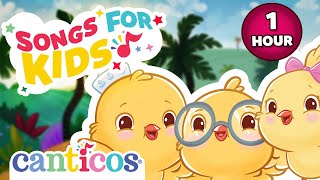 Songs for Kids Canciones para niños  Inglés y Español  Canticos [upl. by Adnolay]