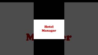 Secret of Successful Hotel Manager  अच्छा होटल मैनेजर hotels manager vitalshorts ihm resort [upl. by Anaiviv]