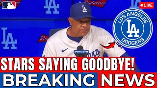 MLB URGENT 2 STARS LEAVING DODGERS THANKS FOR EVERYTHING Los Angeles Dodgers News [upl. by Ralyt]