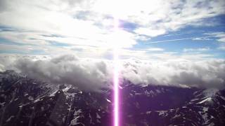 Foehn flight in the alps  Segelfliegen  Föhnflug Alpen [upl. by Chema]