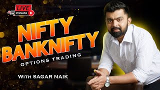 Live trading Banknifty nifty Options  Nifty Prediction Live SagarNaikWS [upl. by Archer]