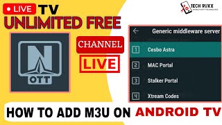 Live TV Channel on Android TV  Live TV App for Smart TV 🔥 Jio TV Alternative OTT Navigator Hindi [upl. by Tugman]