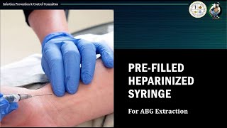 Pre filled Heparinized Syringe for ABG Extraction [upl. by Aihsia]