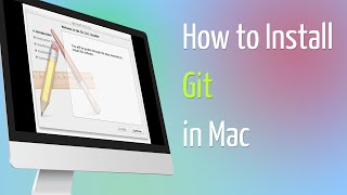 How to Install Git in Mac [upl. by Annekim]