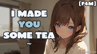 Tsundere Roommate Looks After You and sort of Confesses ASMR F4M Caring Sick Listener [upl. by Navoj]