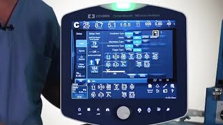 Puritan Bennett™ 980 Ventilator Basic Lesson Pinning the Screen and Opacity [upl. by Jenks907]