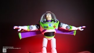 Revoltech Sci fi 011 Buzz Lightyear Toy Story Review [upl. by Repsaj]