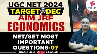 UGC NET Dec 2024 Economics Preparation  UGC NET Economic Most Important Questions07  Shachi Mam [upl. by Eibrab]