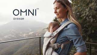 Ergobaby OMNI Breeze Baby Carrier Features [upl. by Eeladnerb92]