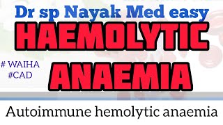 Haemolytic anaemia live class part5 AutoImmuneAnamia waiha cad [upl. by Drye369]