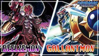 Digimon Card Game  Beelzemon X Purple VS Gallantmon X Red BT12 [upl. by Rustice]