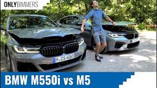 Which one is the best sporty 5Series BMW M5 vs BMW M550i comparison [upl. by Ahders446]