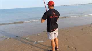 PESCA SURFCASTING HUMBERTO GACIO DAIWAHAYABUSA quotLA SEGUNDAquot [upl. by Acirrej]