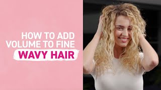 How to Volumize Fine Wavy Hair  Curlsmith [upl. by Fachini980]