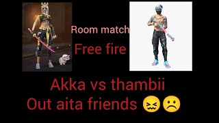 akka vs thambii custom match freefiresuppotmeguys [upl. by Zillah253]