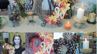 3 DIY Fall Decor Ideas on a budget 2015 [upl. by Malinde33]