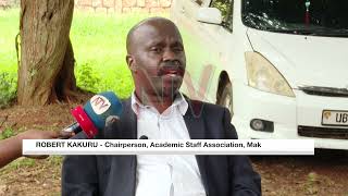 Makerere University staff protest for salary harmonization [upl. by Lyndon673]